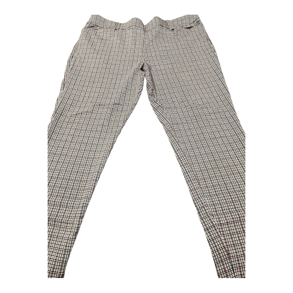 Maurices Black & White Checked Jean Shorts